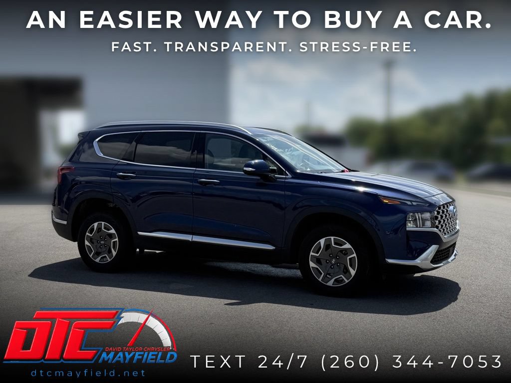 Used 2023 Hyundai Santa Fe Blue