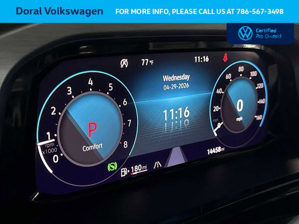 Certified 2024 Volkswagen Atlas Cross Sport SE w/ Panoramic Sunroof Package FWD image 16
