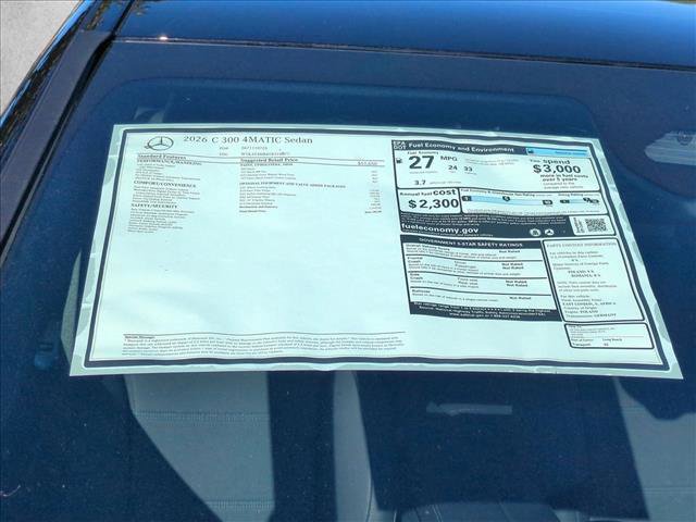 New 2026 Mercedes-Benz C 300 4MATIC Sedan image 17