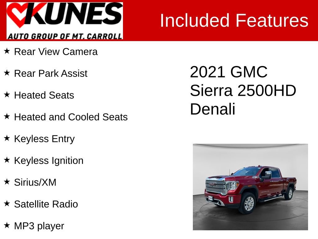 Used 2021 GMC Sierra 2500 Denali w/ Denali Ultimate Package AWD/4WD image 3