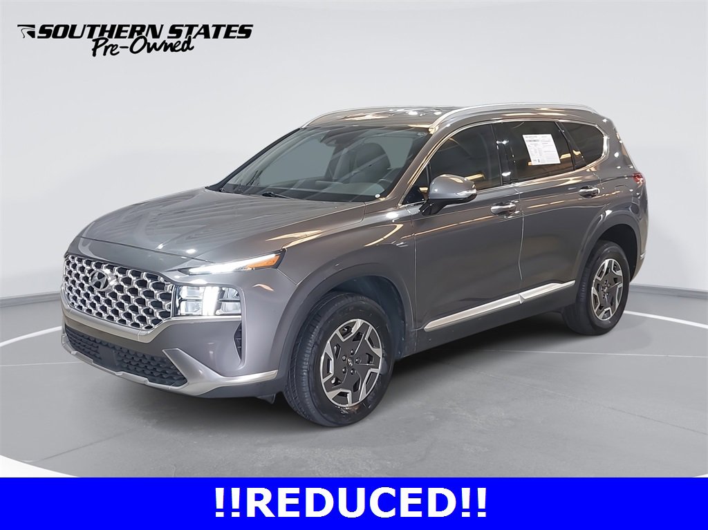 Used 2021 Hyundai Santa Fe Blue image 1