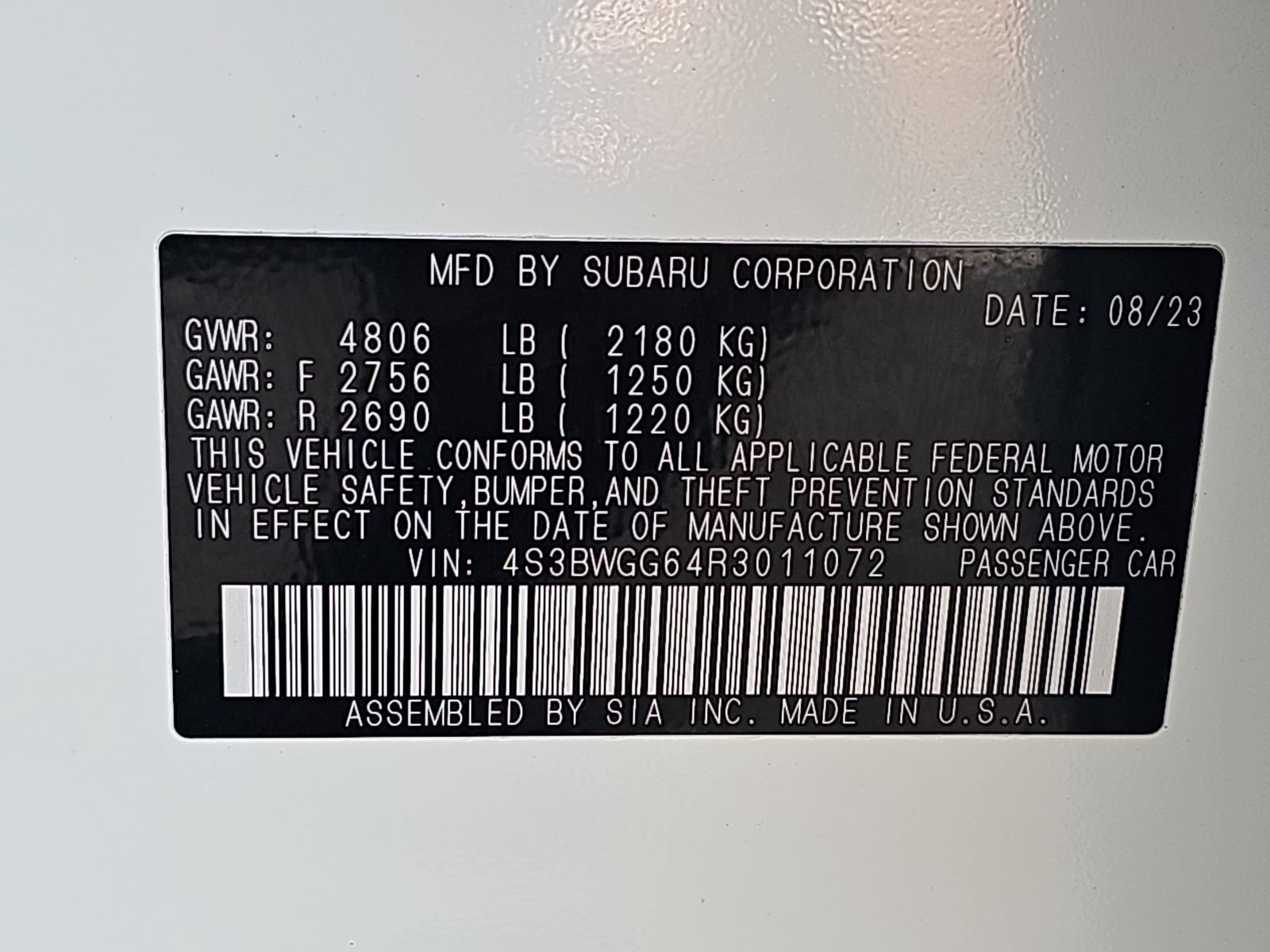 Certified 2024 Subaru Legacy Premium AWD/4WD image 39