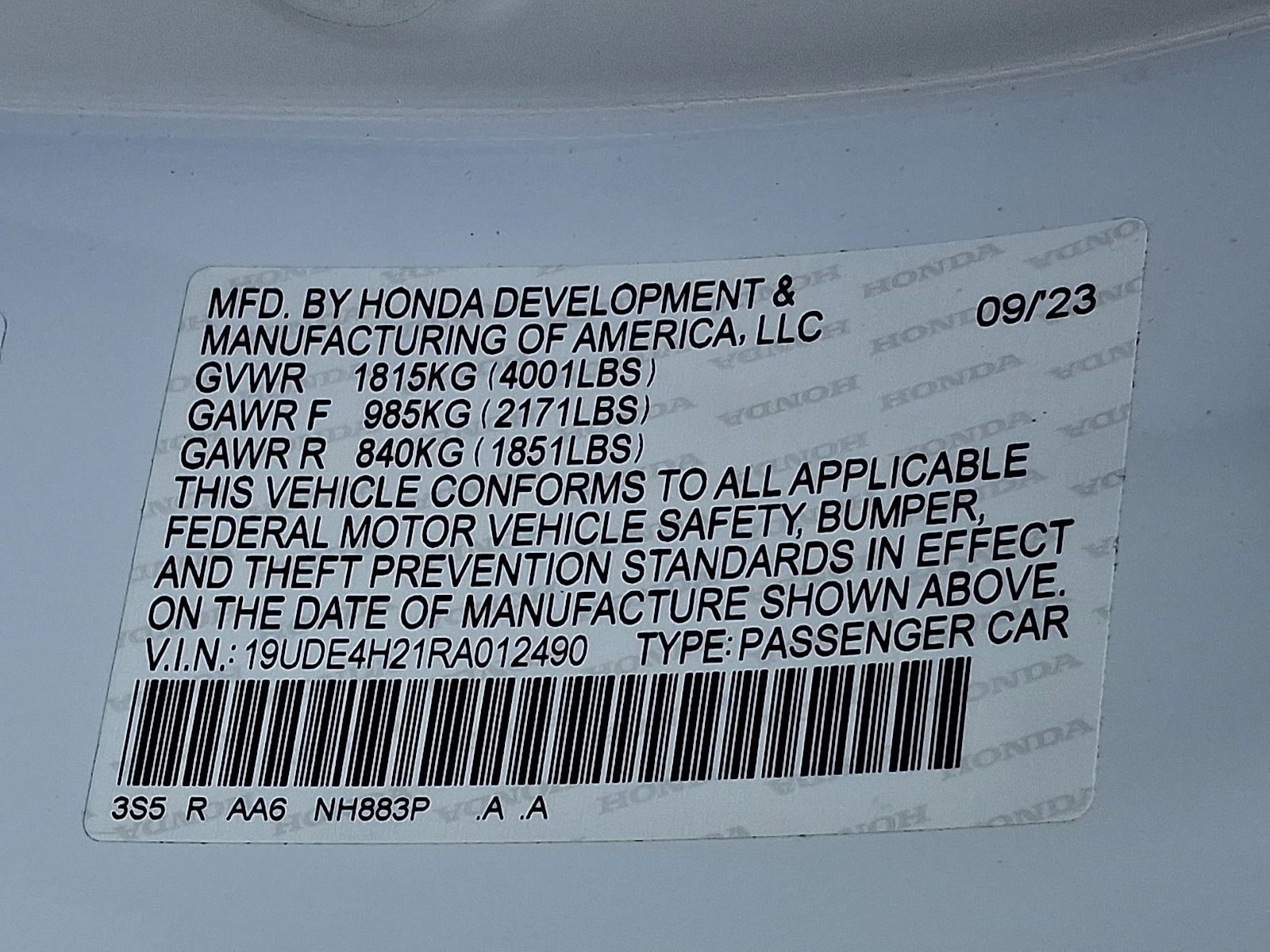 Certified 2024 Acura Integra FWD image 26