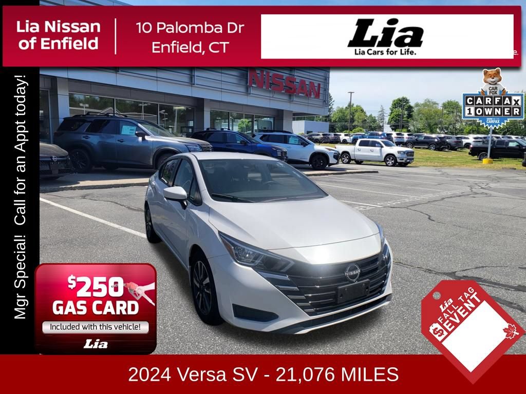 Used 2024 Nissan Versa SV w/ Trunk Package