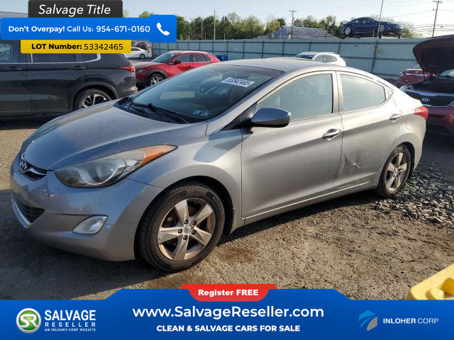Used 2013 Hyundai Elantra GLS w/ Preferred Pkg FWD image 1