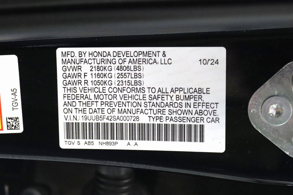 Certified 2025 Acura TLX w/ Technology Package image 28