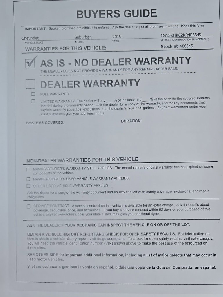 Used 2019 Chevrolet Suburban LT image 30