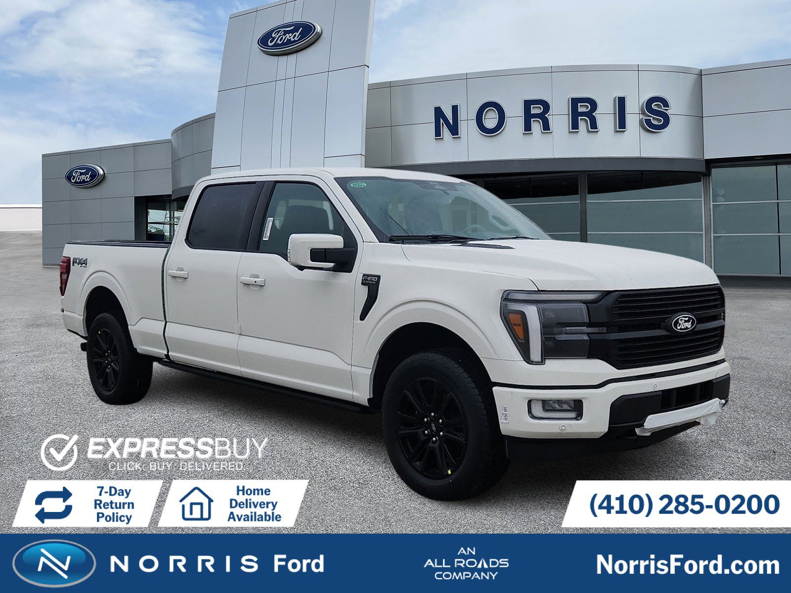 New 2025 Ford F150 Platinum w/ FX4 Off-Road Package