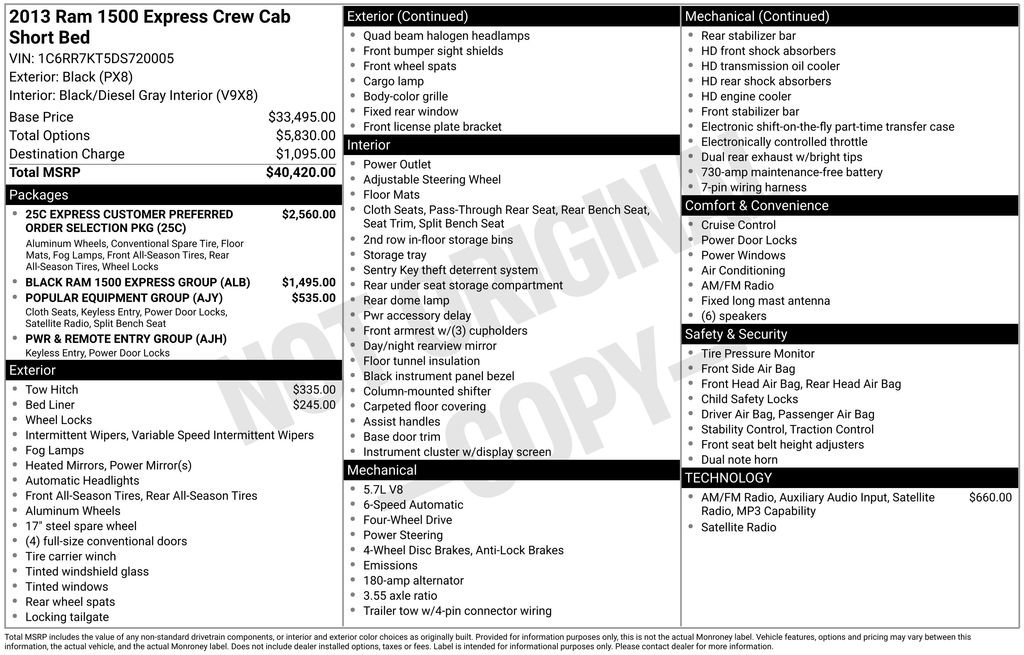 Used 2013 RAM 1500 Express AWD/4WD image 5