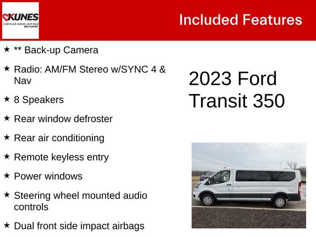 Used 2023 Ford Transit 350 XLT RWD image 3