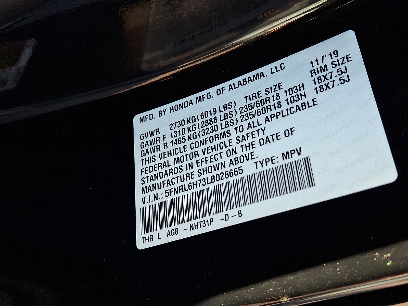 Used 2020 Honda Odyssey EX-L image 27