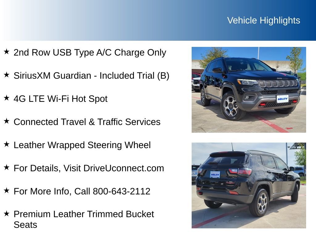 Used 2022 Jeep Compass Trailhawk w/ Trailhawk Elite Group image 20