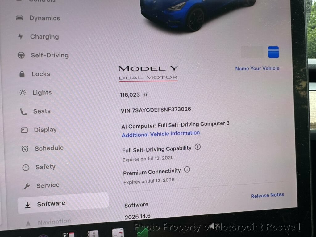 Used 2022 Tesla Model Y Performance AWD/4WD image 9