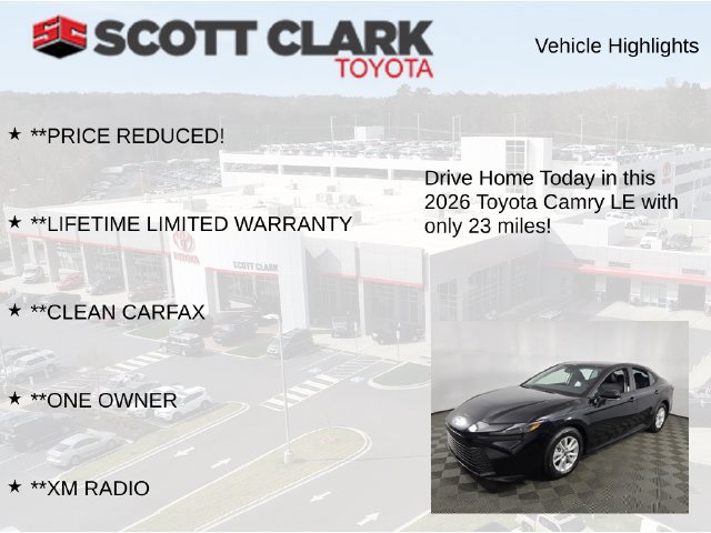 Used 2026 Toyota Camry LE w/ Convenience Package FWD image 12