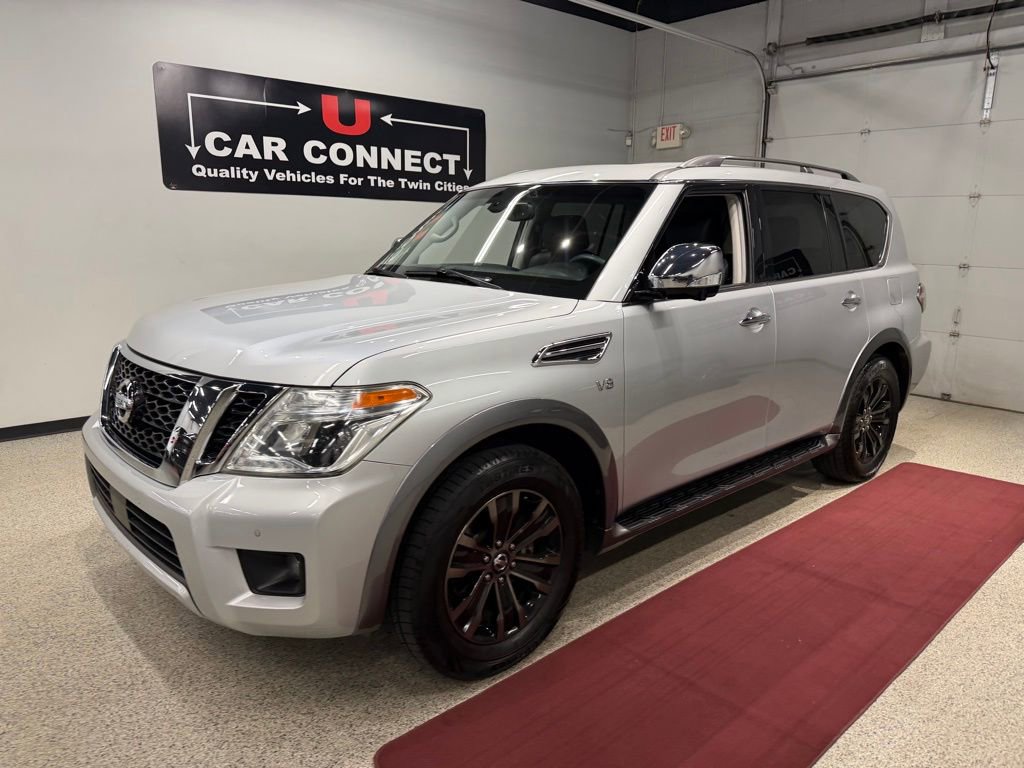 Used 2017 Nissan Armada Platinum w/ Captain Seat Package AWD/4WD image 2