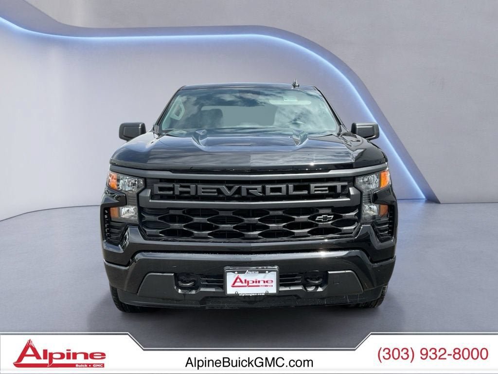 Certified 2024 Chevrolet Silverado 1500 Custom w/ LPO, Dark Essentials Package AWD/4WD image 8