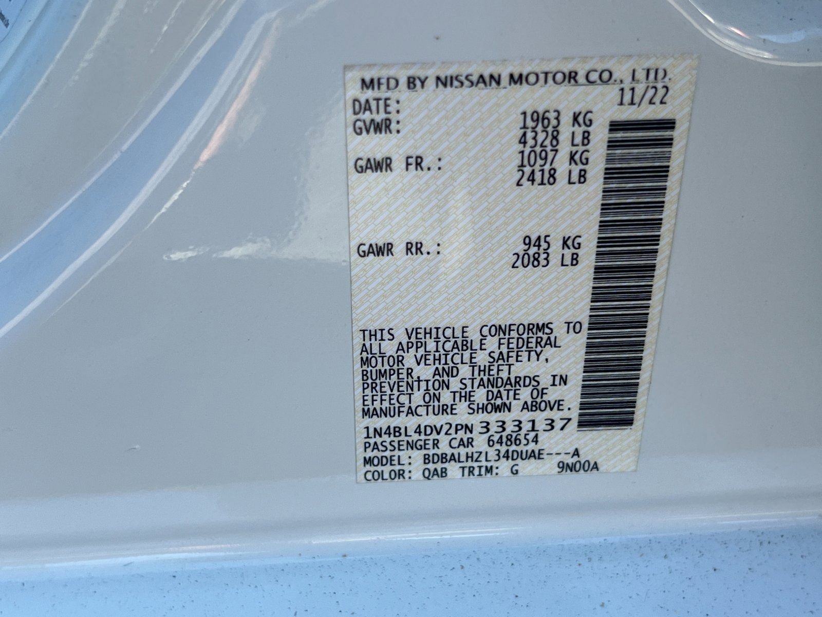 Used 2023 Nissan Altima 2.5 SV w/ SV Premium Package FWD image 29