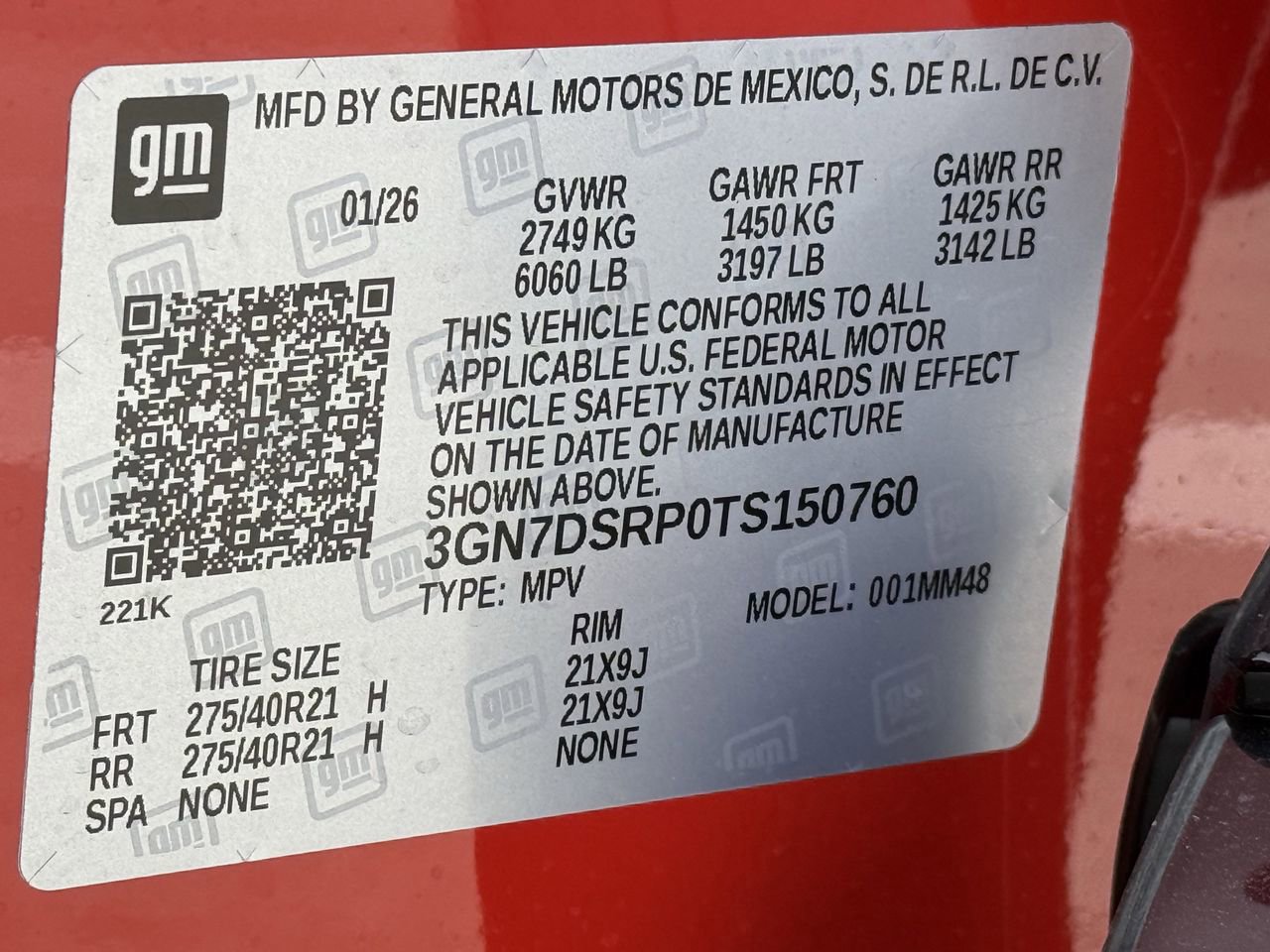 New 2026 Chevrolet Equinox EV RS image 28