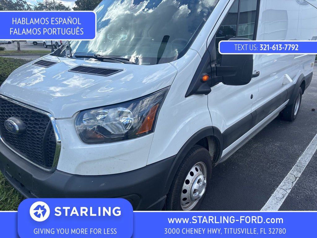 Certified 2023 Ford Transit 350 148 High Roof Extended DRW w/ Load Area Protection Package