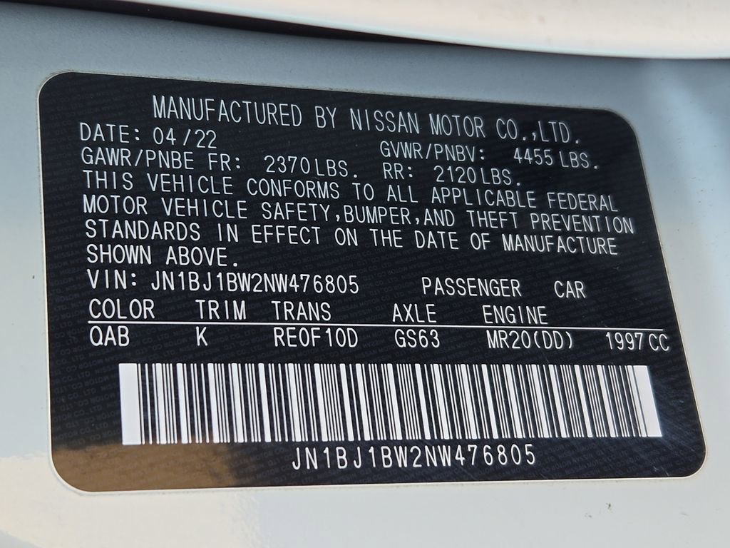 Certified 2022 Nissan Rogue Sport SV image 26