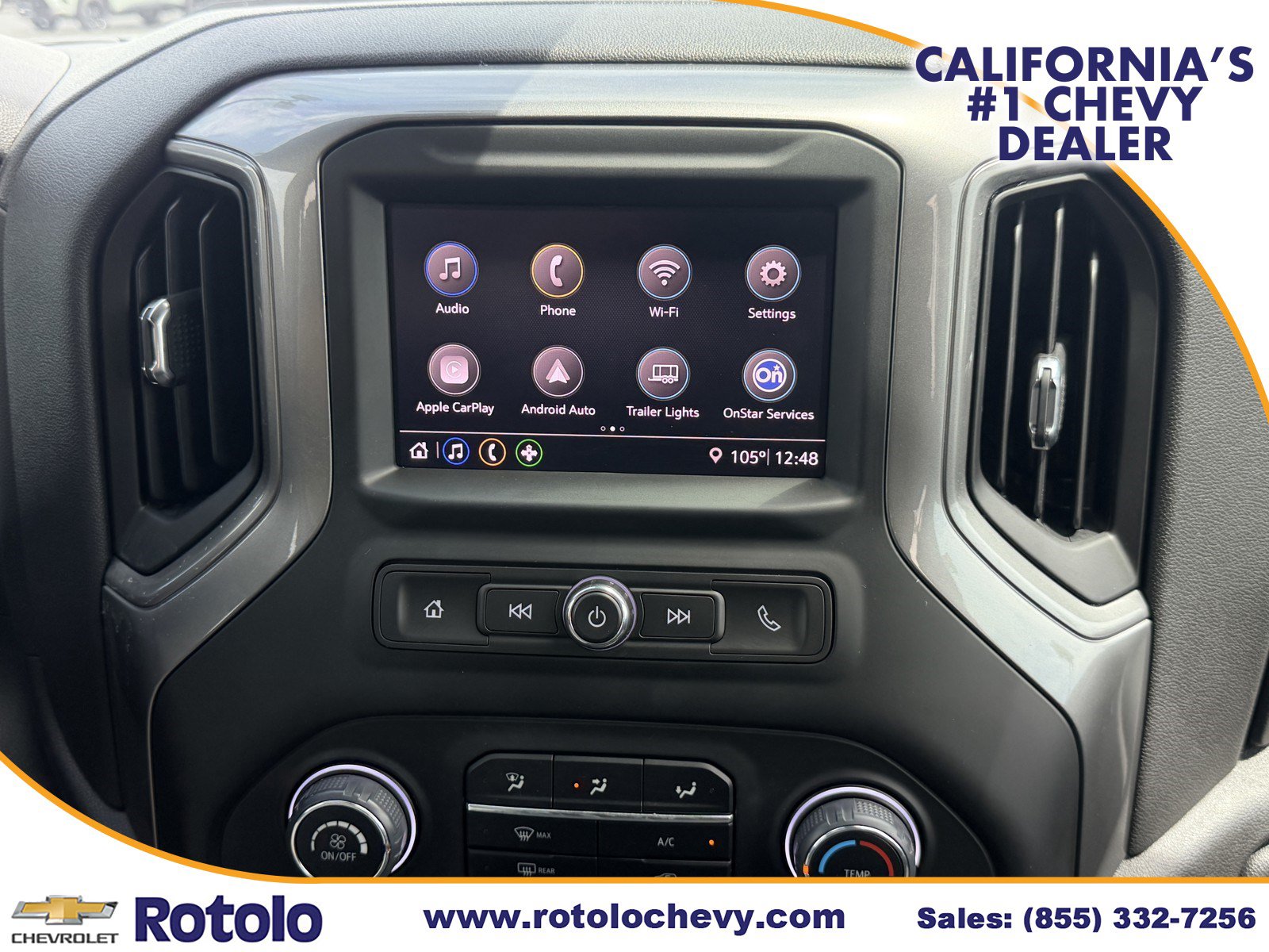 Used 2025 Chevrolet Silverado 1500 Custom Trail Boss w/ Turbomax Blackout Package AWD/4WD image 19
