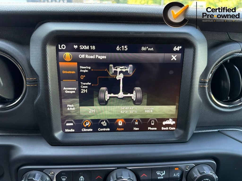 Certified 2022 Jeep Gladiator Overland AWD/4WD image 85
