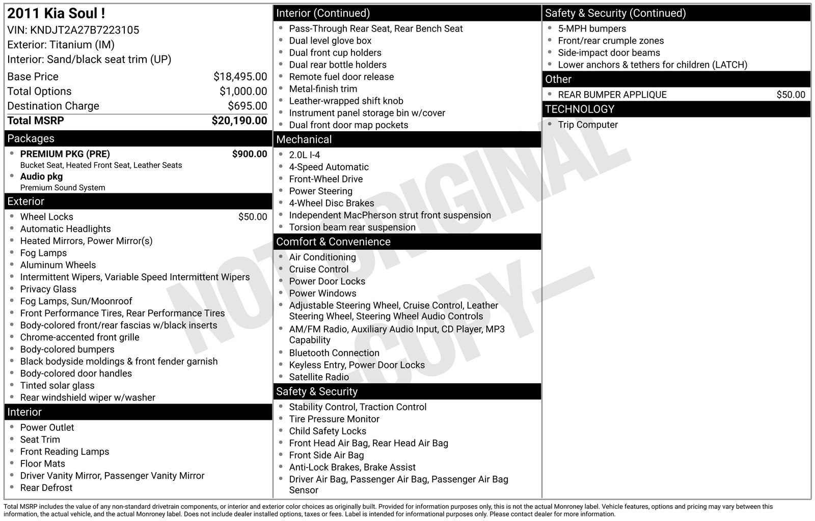 Used 2011 Kia Soul ! w/ Premium Pkg image 21