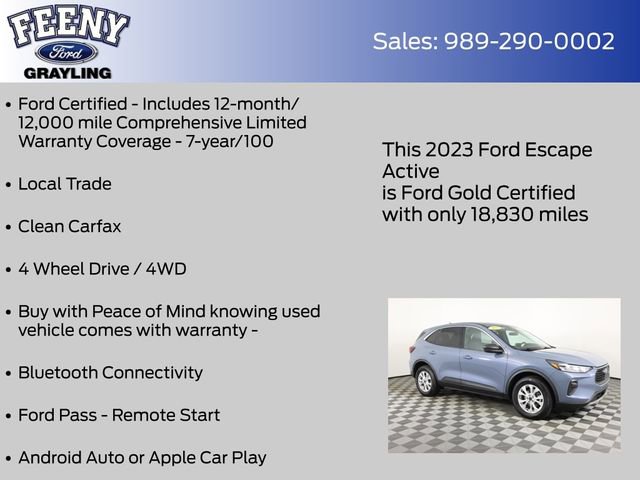 Certified 2023 Ford Escape Active image 4