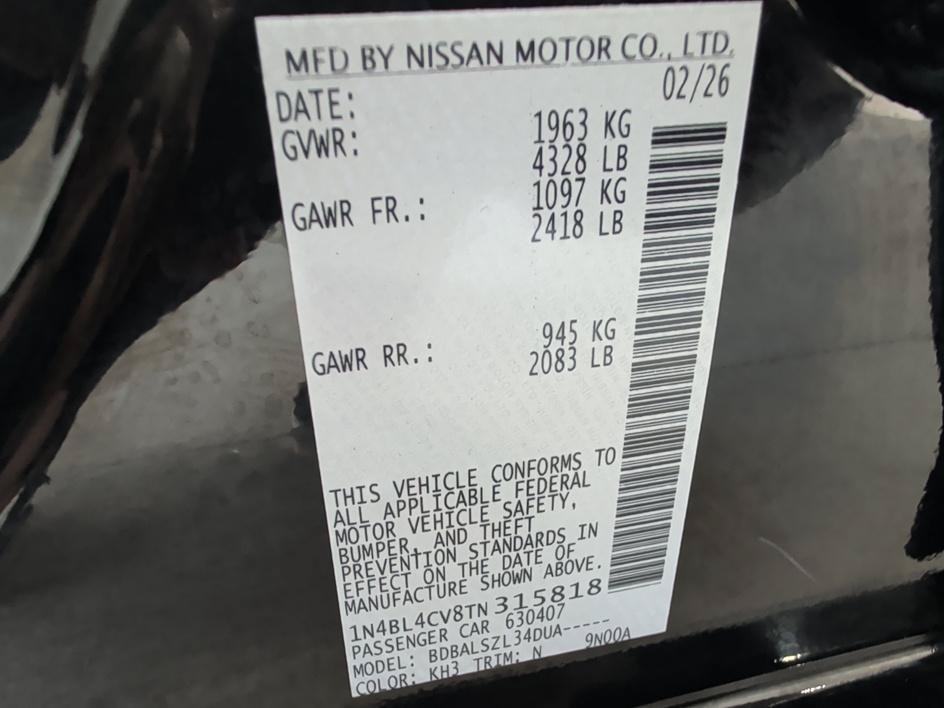 Used 2026 Nissan Altima 2.5 SR FWD image 32