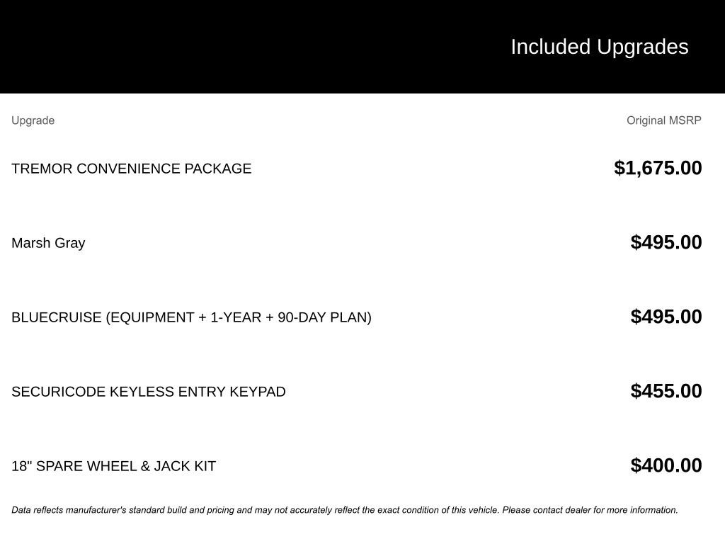 New 2026 Ford Explorer Tremor w/ Tremor Convenience Package image 20