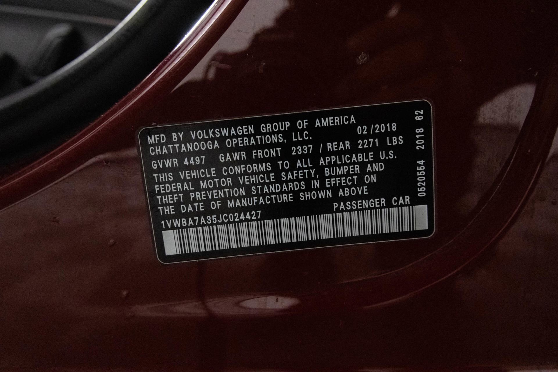 Used 2018 Volkswagen Passat 2.0T SE w/ SE Lighting Package image 47