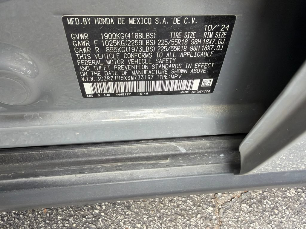 Used 2025 Honda HR-V Sport image 9