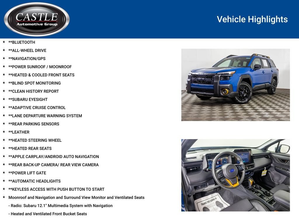 Used 2026 Subaru Outback Wilderness AWD/4WD image 3