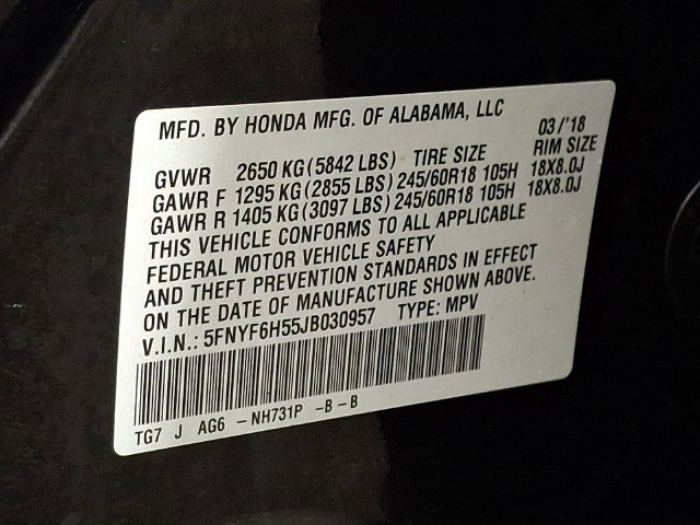Used 2018 Honda Pilot EX-L image 27