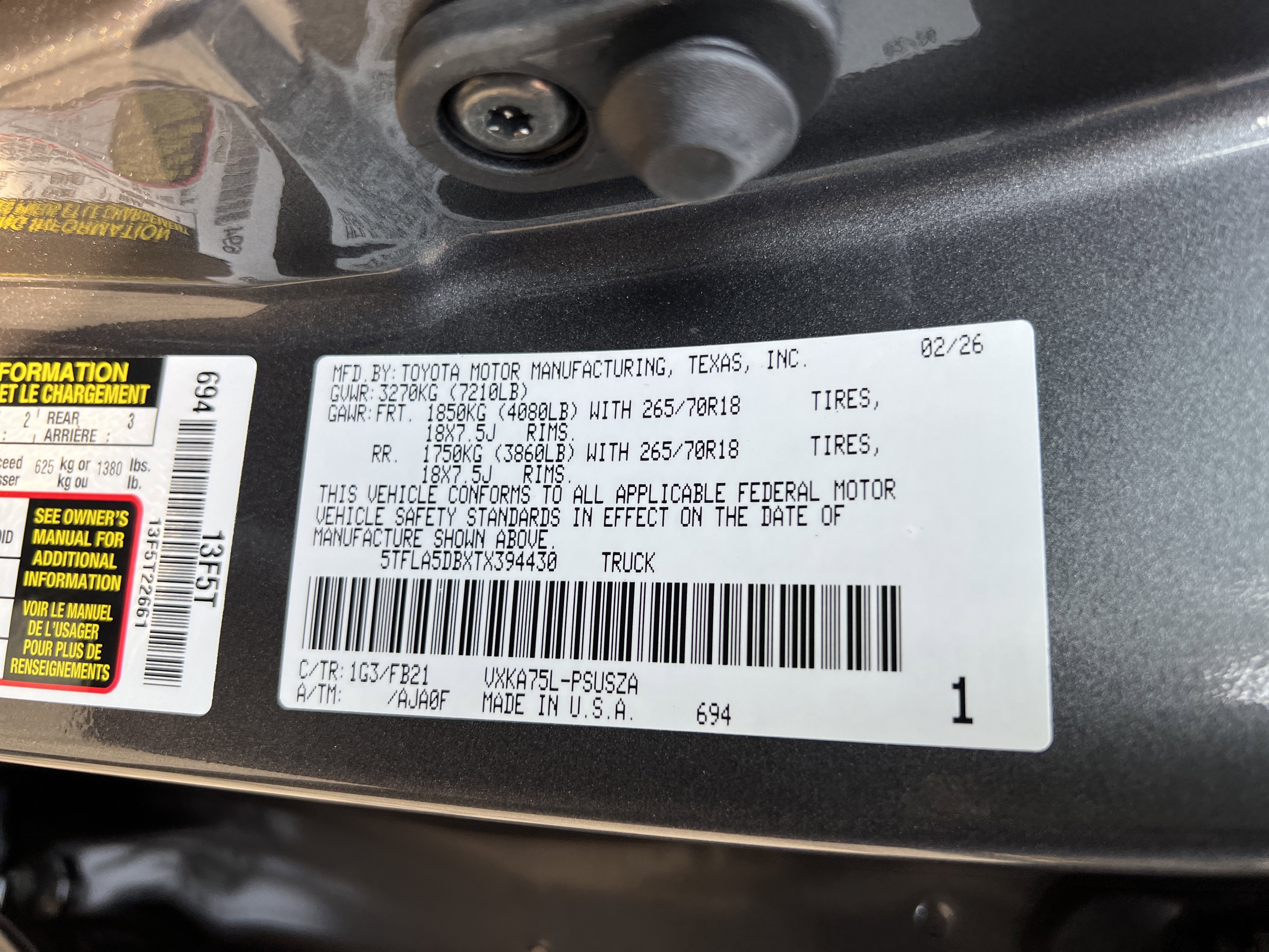 New 2026 Toyota Tundra SR5 image 15