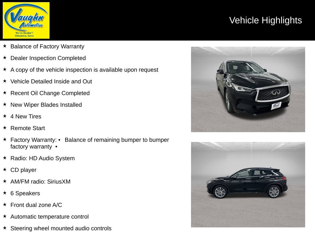 Used 2024 INFINITI QX50 Luxe FWD image 2