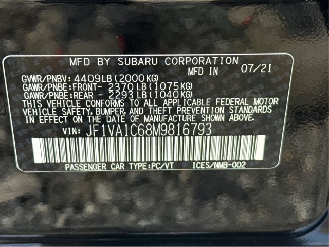 Used 2021 Subaru WRX Premium AWD/4WD image 25
