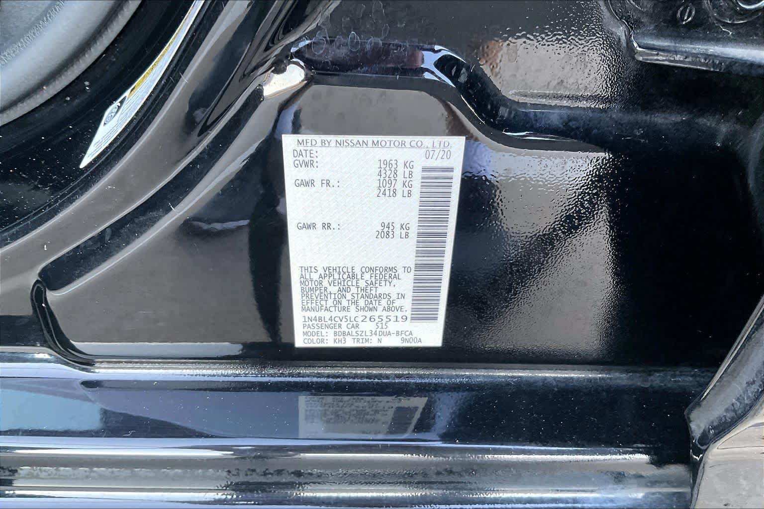 Used 2020 Nissan Altima 2.5 SR FWD image 32
