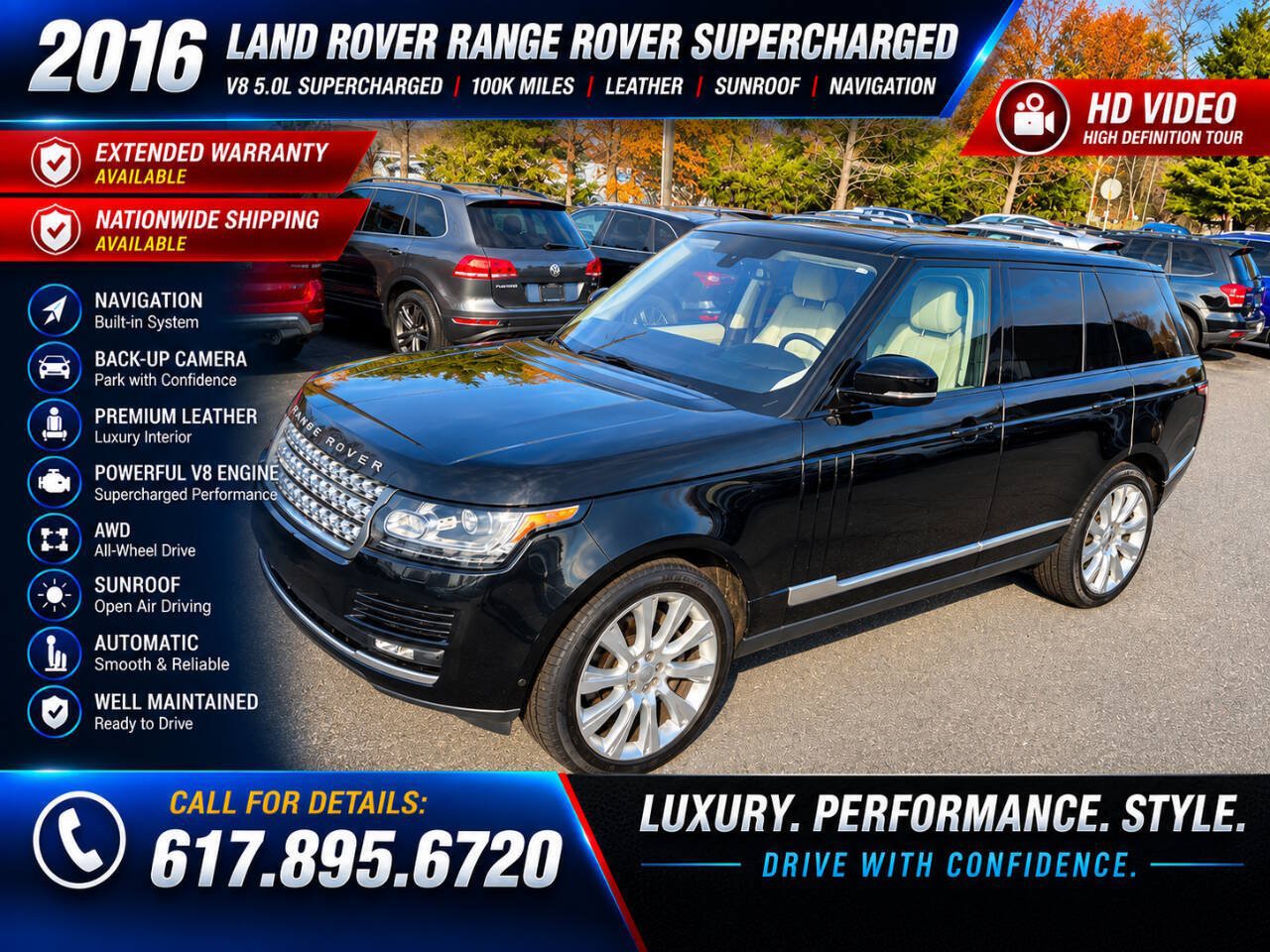 Used 2016 Land Rover Range Rover Supercharged AWD/4WD image 1
