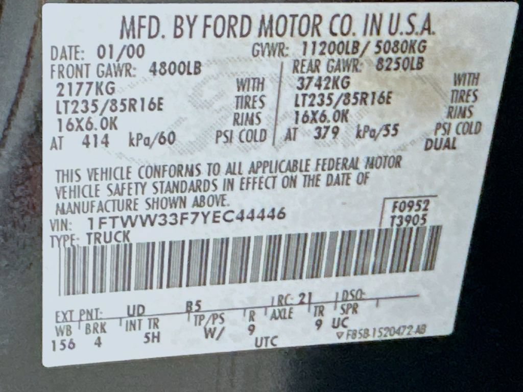 Used 2000 Ford F350 Lariat AWD/4WD image 32
