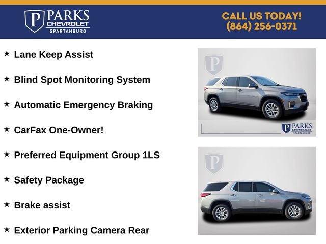 Certified 2023 Chevrolet Traverse LS w/ Safety Package FWD image 5