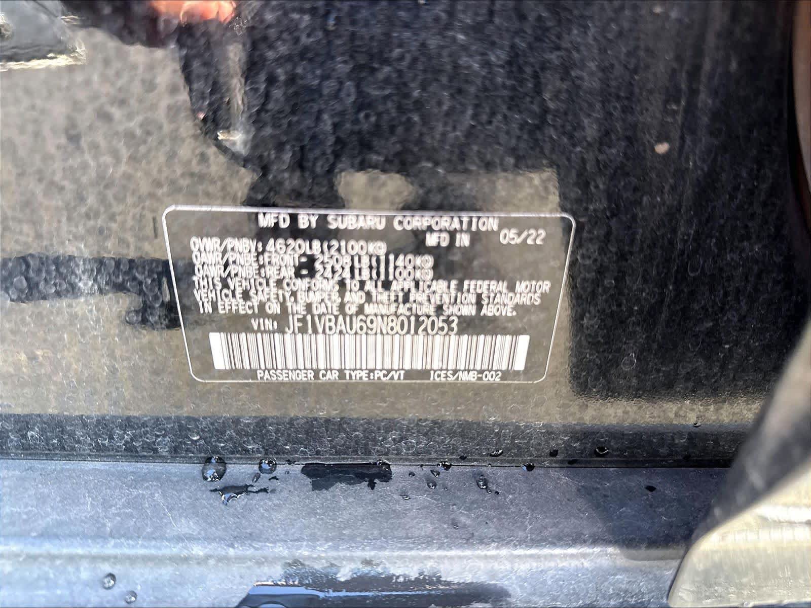 Used 2022 Subaru WRX GT AWD/4WD image 19