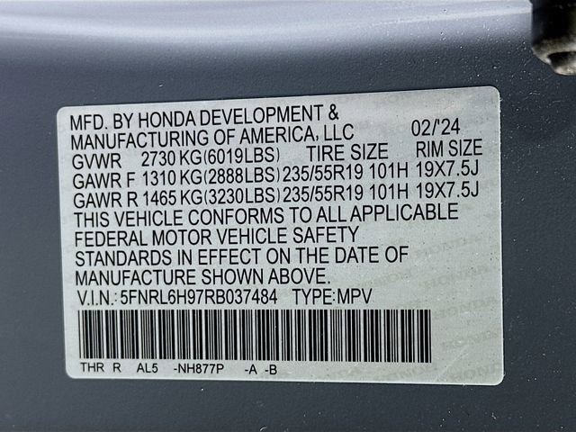 Certified 2024 Honda Odyssey Elite image 36