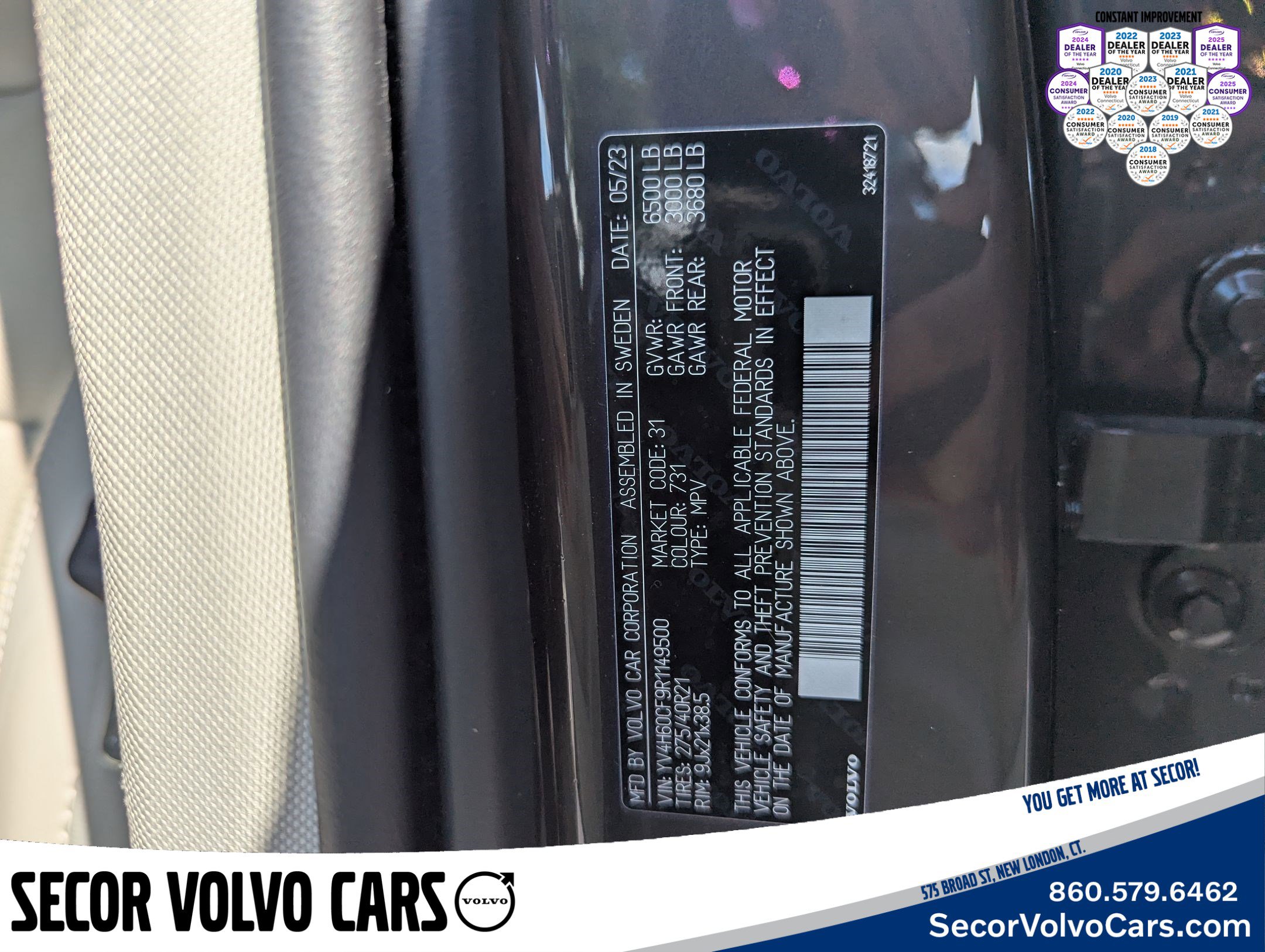 Certified 2024 Volvo XC90 T8 Ultimate image 27