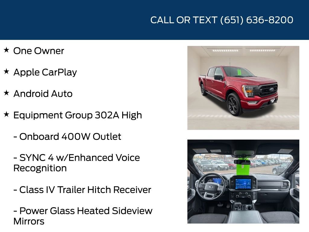 Used 2022 Ford F150 XLT w/ Equipment Group 302A High AWD/4WD image 5