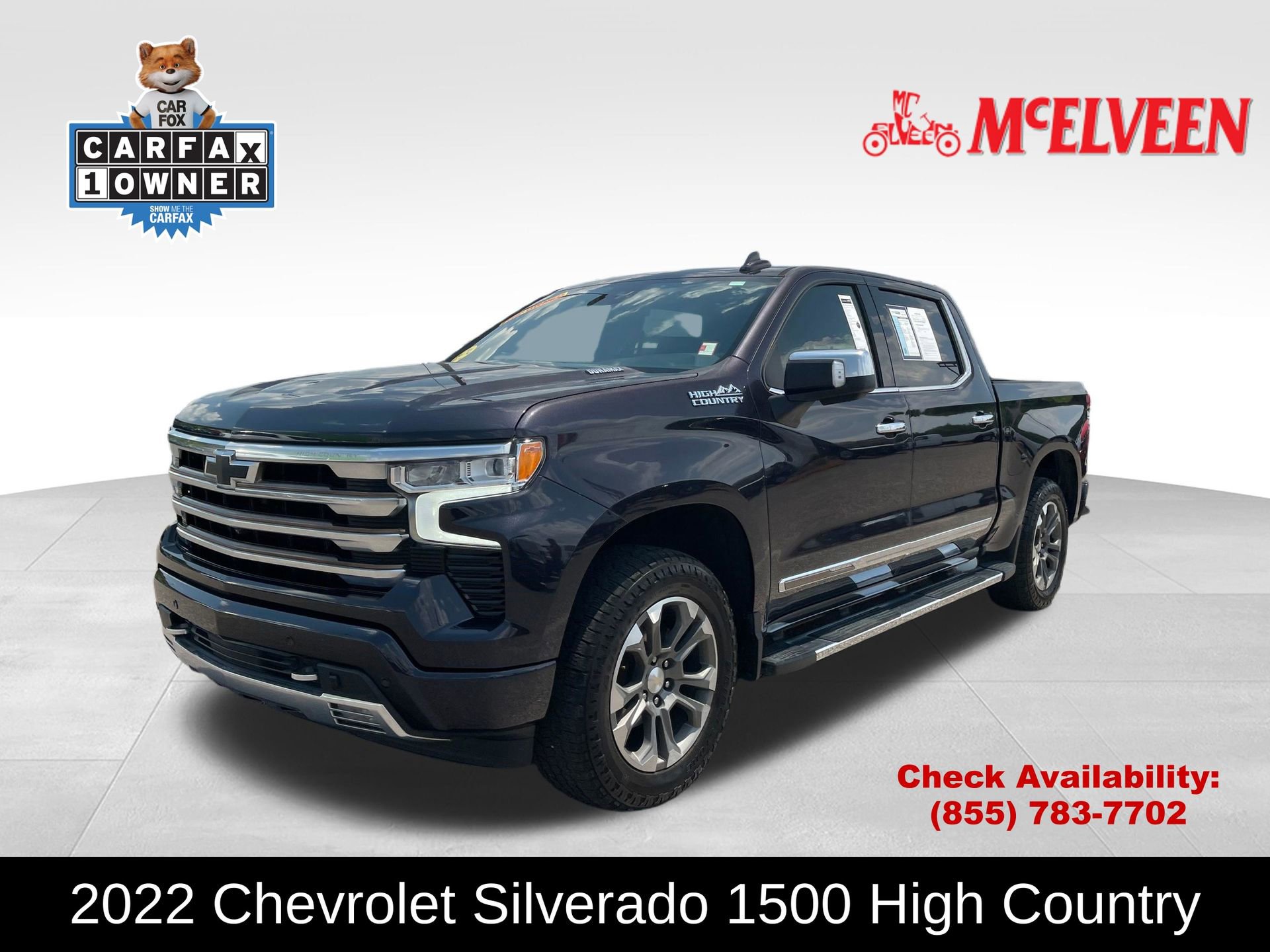 Used 2022 Chevrolet Silverado 1500 High Country w/ Z71 Off-Road Package AWD/4WD image 1