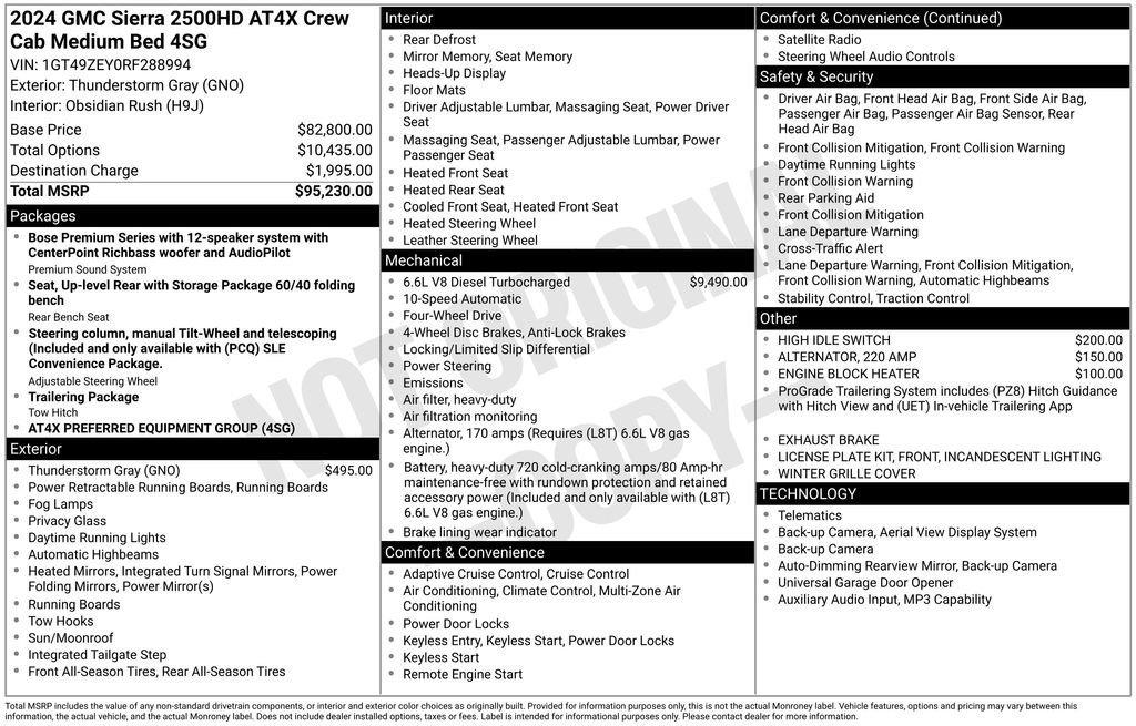 Used 2024 GMC Sierra 2500 AT4X AWD/4WD image 45