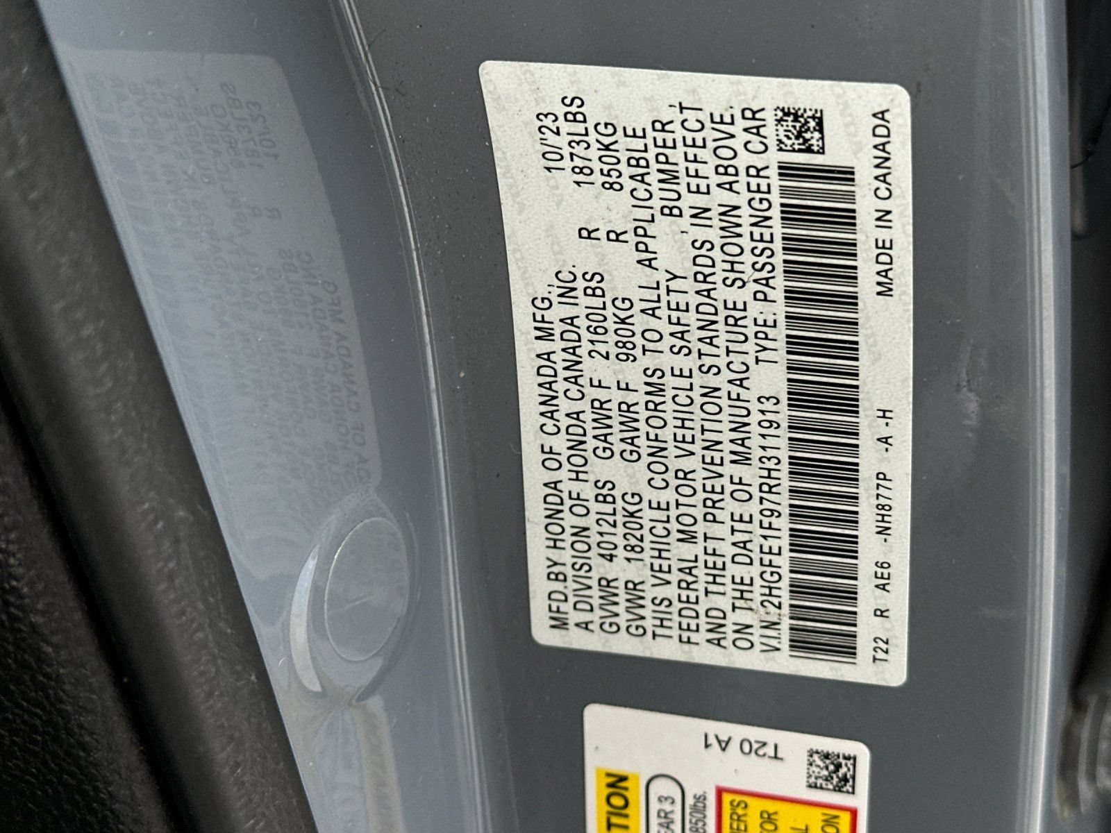 Used 2024 Honda Civic Touring image 27