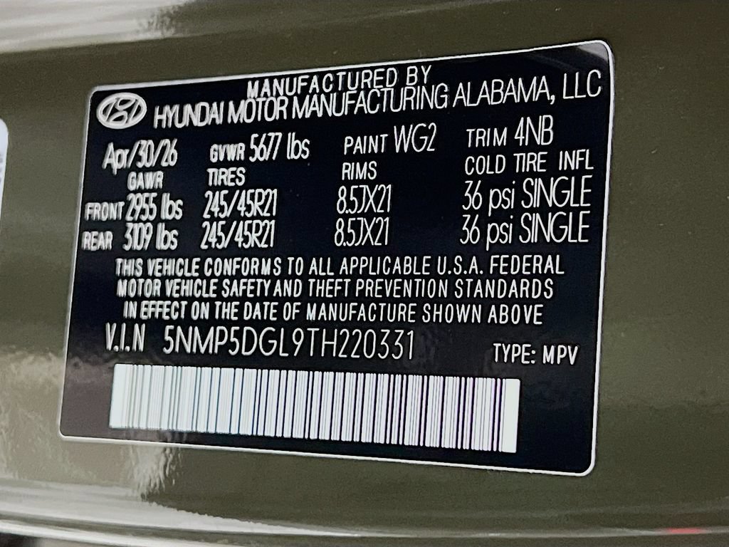 New 2026 Hyundai Santa Fe Calligraphy AWD/4WD image 28