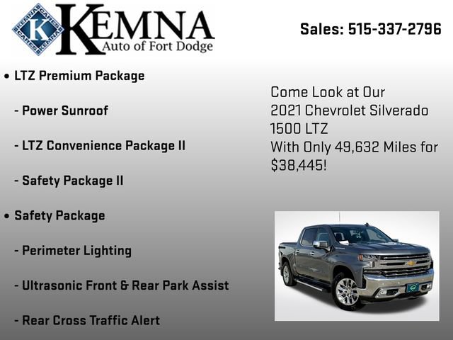 Used 2021 Chevrolet Silverado 1500 LTZ w/ LTZ Premium Package image 25